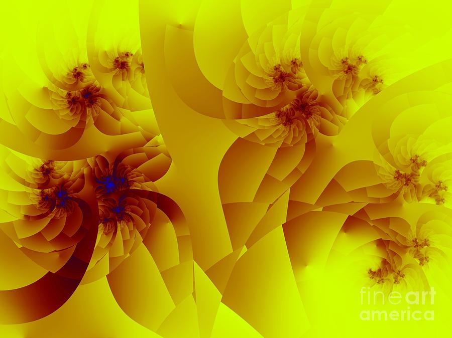 Flower Formations Digital Art by Ronald Bissett