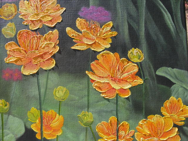 Flower Frenzy Painting by Lisa Barr
