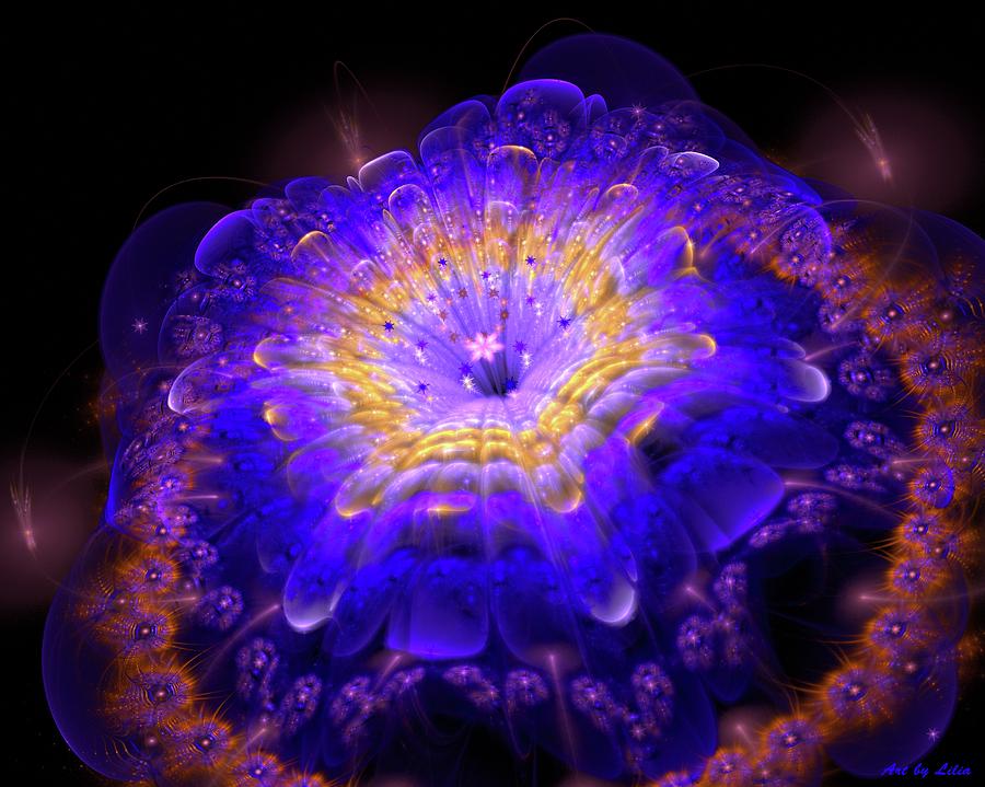 Flower from dreamland Digital Art by Lilia S