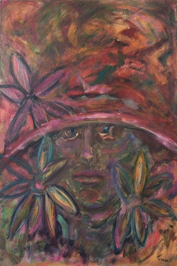 Flower Girl Painting by Katt Yanda