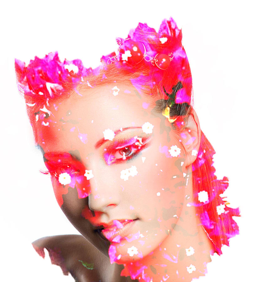 Flower Girl Digital Art by Robert  Hill
