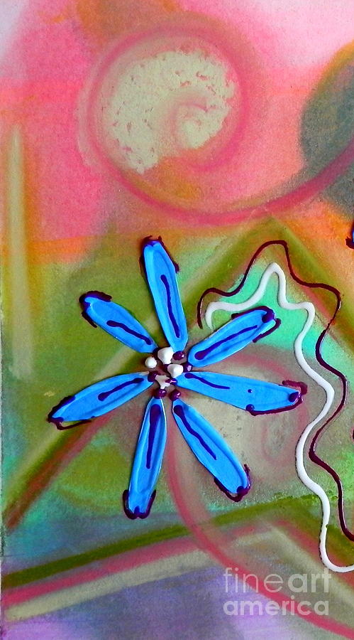 Flower happy Painting by Barbara Leigh Art