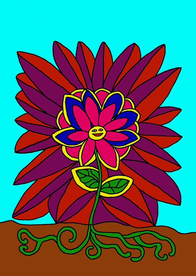 Flower in Bloom Digital Art by Laura Smith