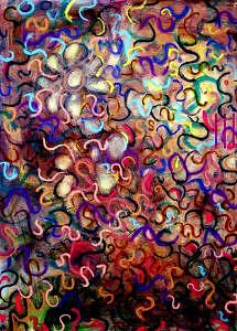 Flower Painting - Flower by Indrid Cole Flower Painting - Flower by Indrid Cole