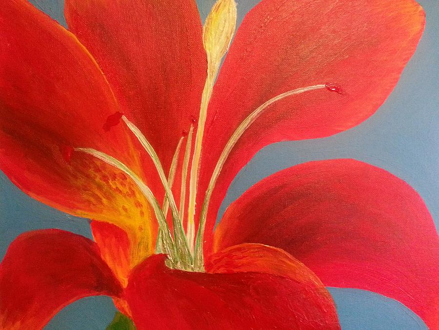 Flower Painting by Janet Lipp