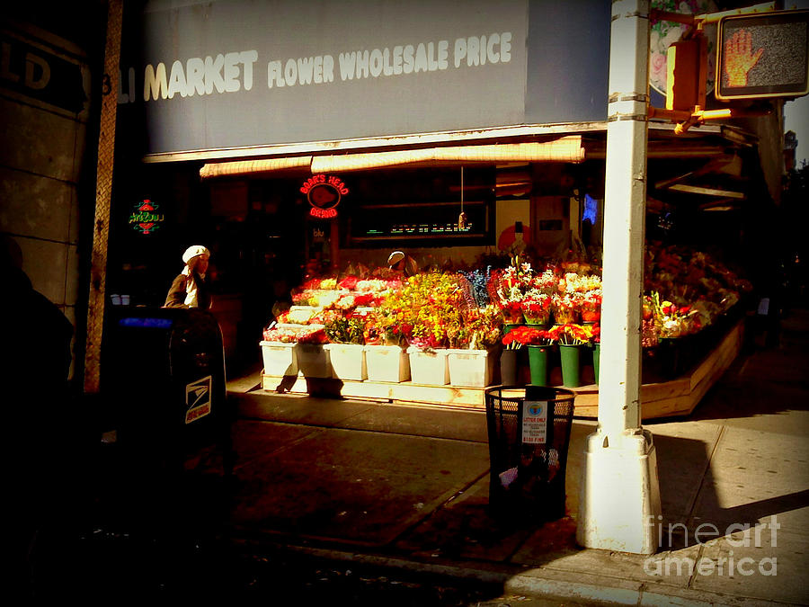 Flower Market Photograph by Miriam Danar