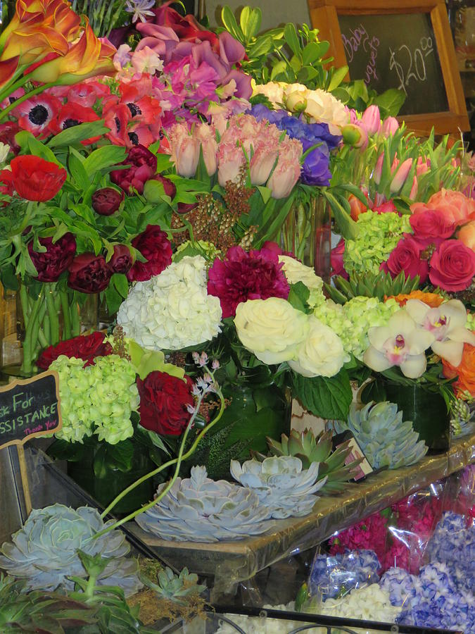 Flower Market Photograph By Susan Curll