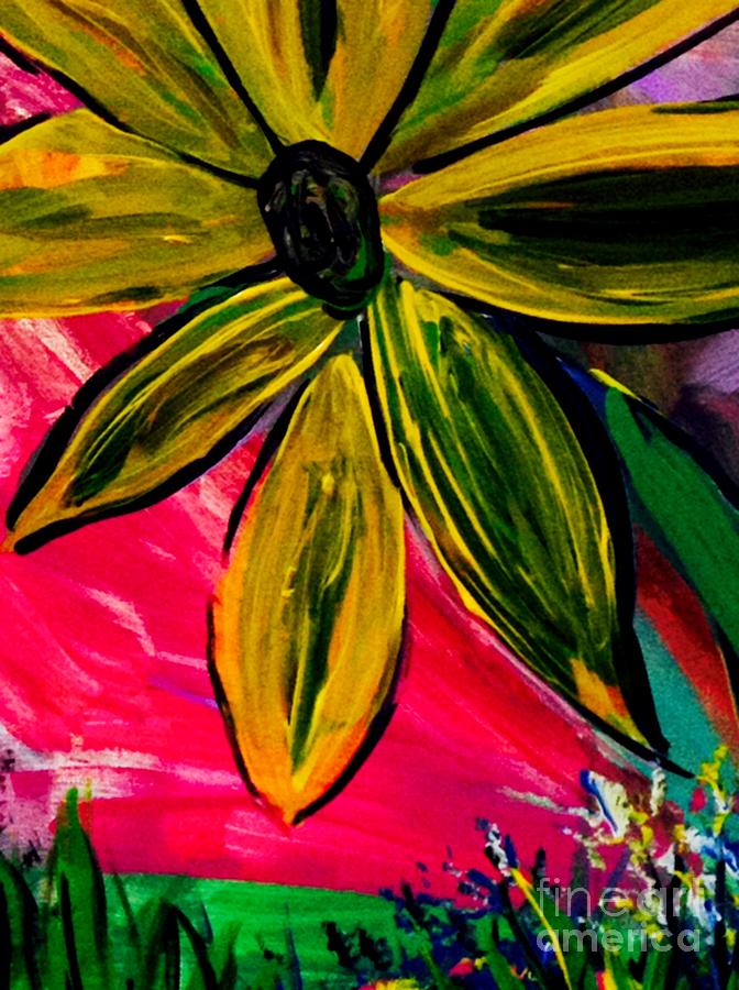 Flower my Flower Painting by James and Donna Daugherty