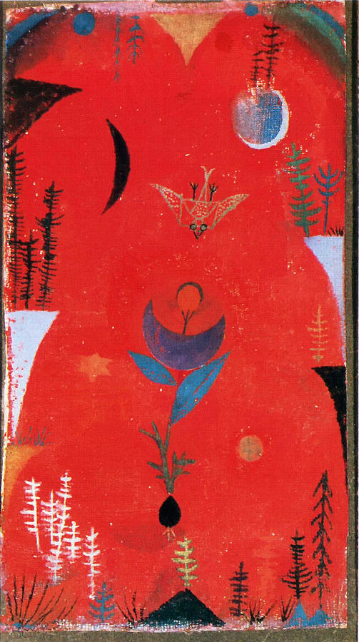 Flower Myth Painting by Paul Klee