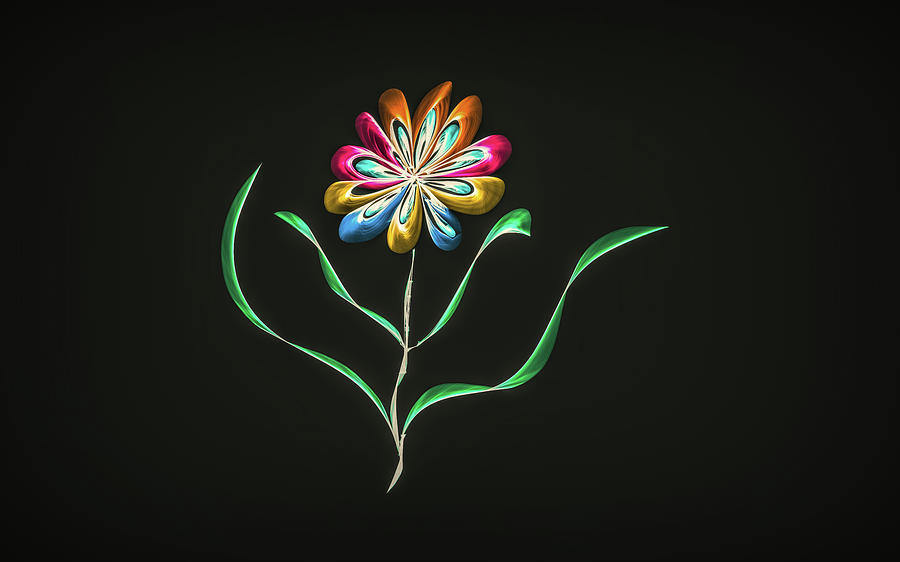 Flower Of Hope Digital Art by Leif Sohlman