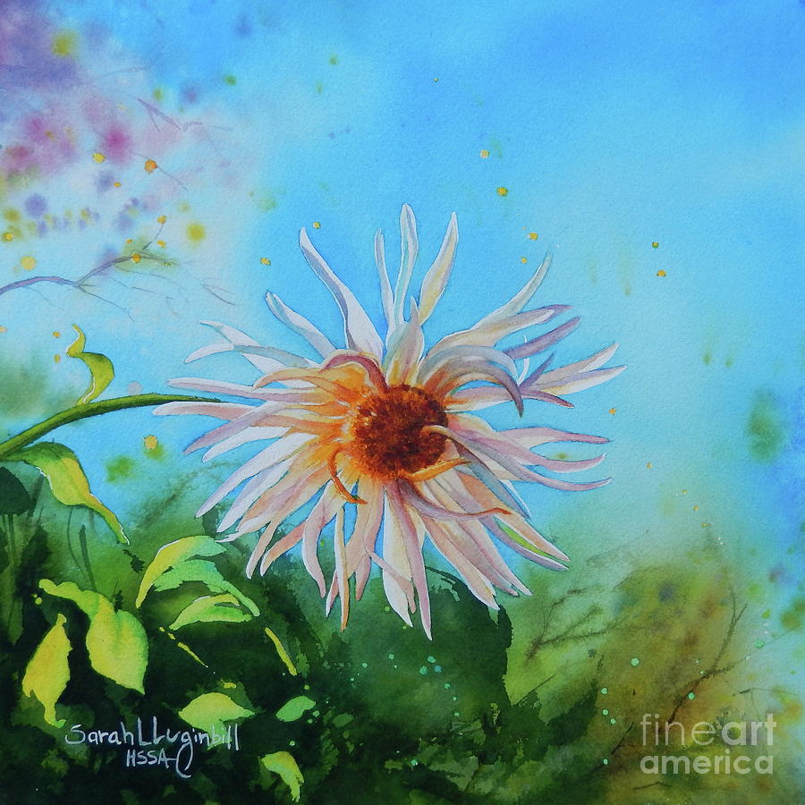 Daisy Painting - Flower of Love  by Sarah Luginbill