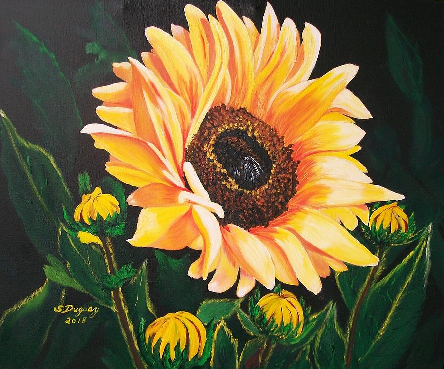 Flower Of The Sun Painting
