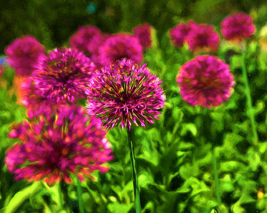Flower - Painted 5 by Don Keisling Flower - Painted 5 by Don Keisling