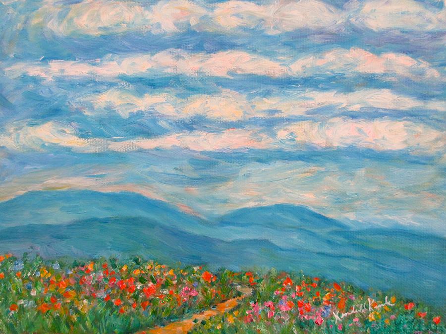 Flower Path To The Blue Ridge Painting