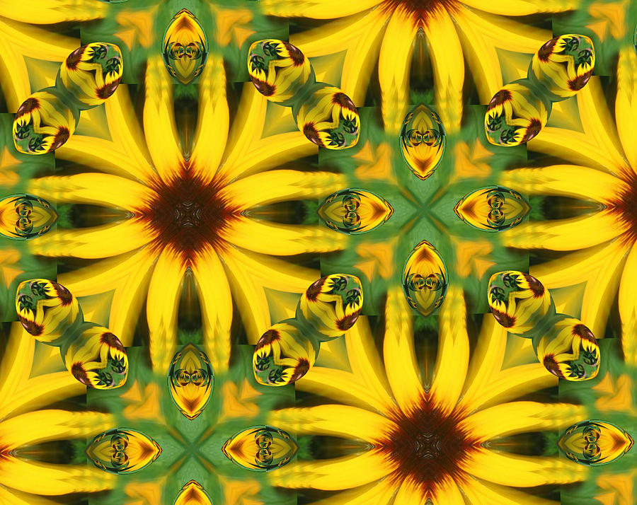 Flower pattern Digital Art by Linda Sannuti