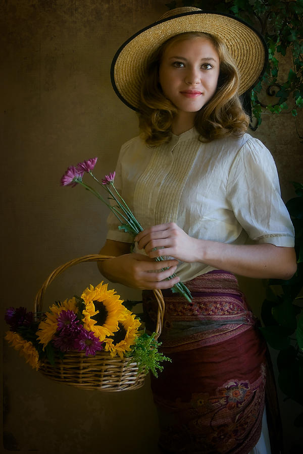 Good Old Fashion Girl Photograph by Jean Hildebrant - Fine Art America