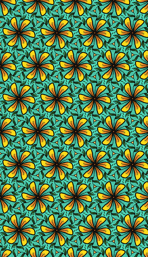 Flower Pinwheels Design Digital Art by Becky Herrera