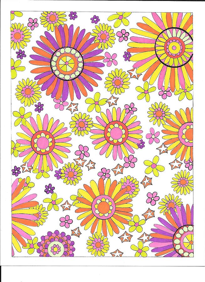 Flower Power 1 by Roberta Dunn Flower Power 1 by Roberta Dunn