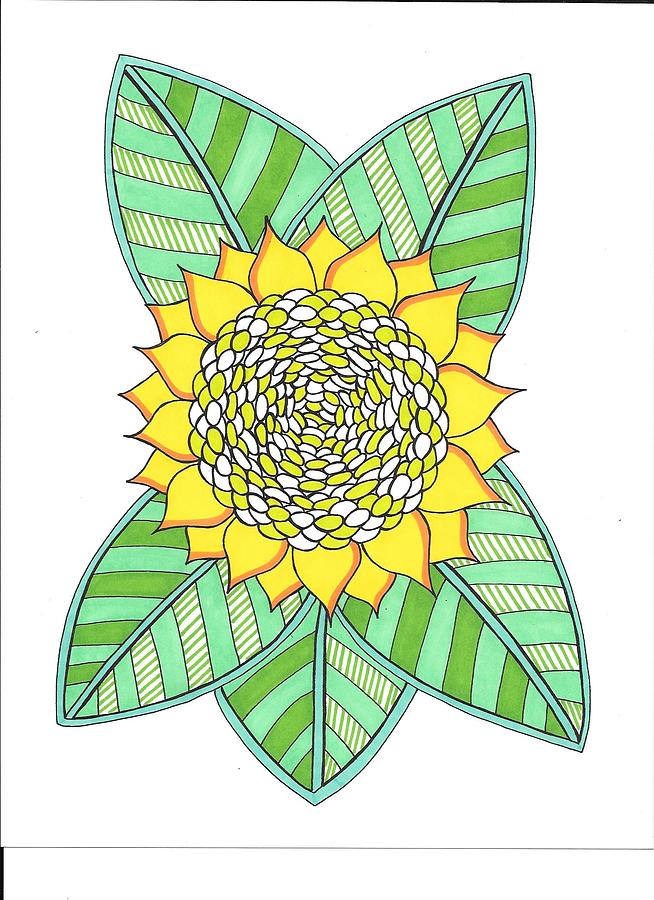Flower Power 6 by Roberta Dunn Flower Power 6 by Roberta Dunn