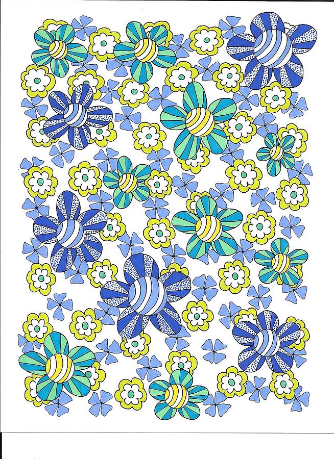 Flower Power 7 by Roberta Dunn Flower Power 7 by Roberta Dunn