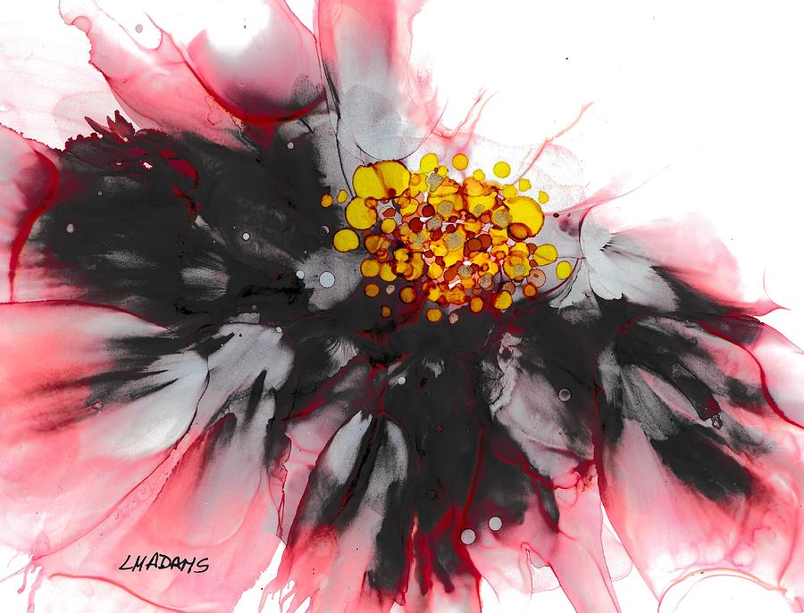 Abstract Painting - Flower Power by Louise Adams