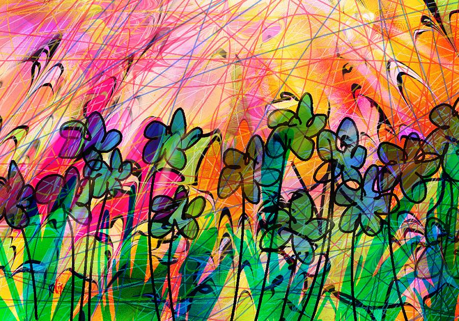 Flower Digital Art - Flower Power by William Russell Nowicki