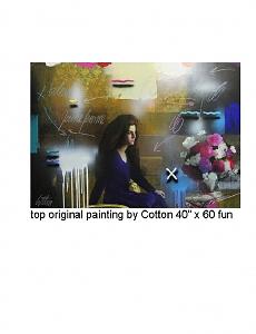 Flower Room Painting by Cotton Flower Room Painting by Cotton