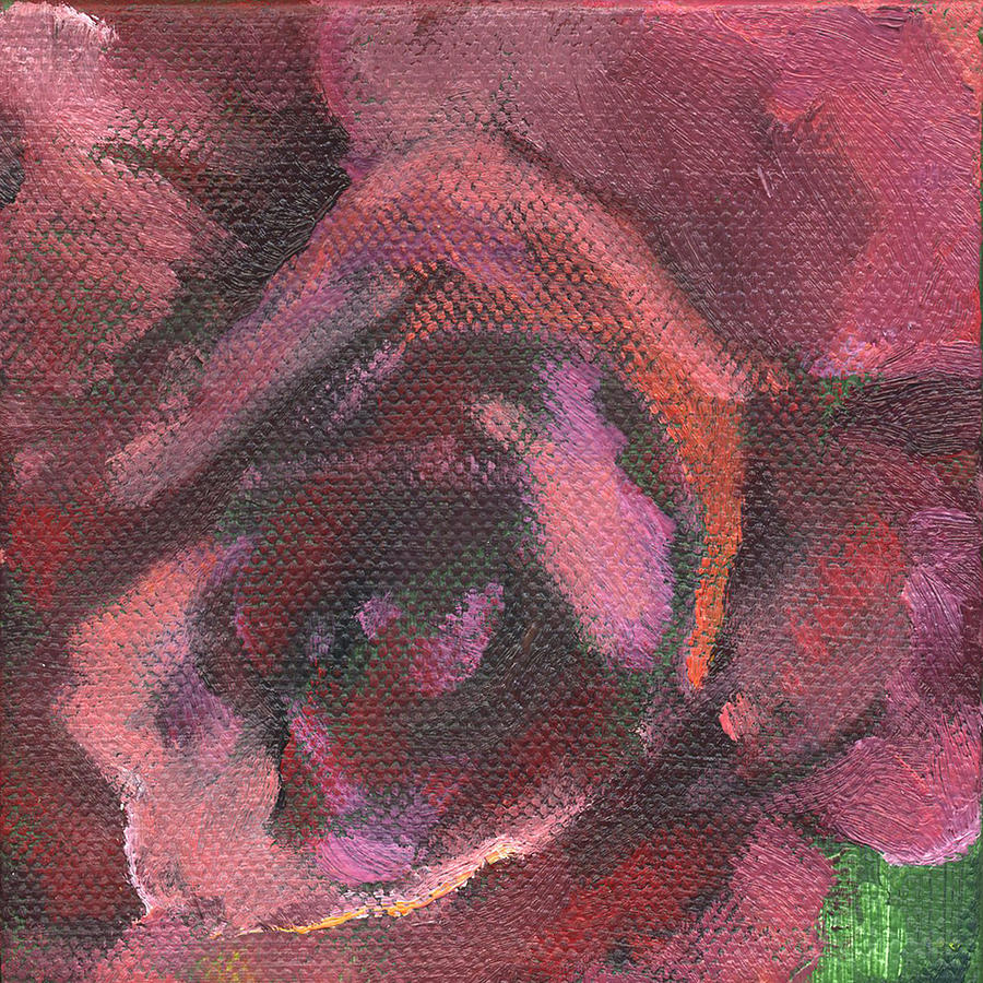 Flower Rose Painting by Kathleen Barnes