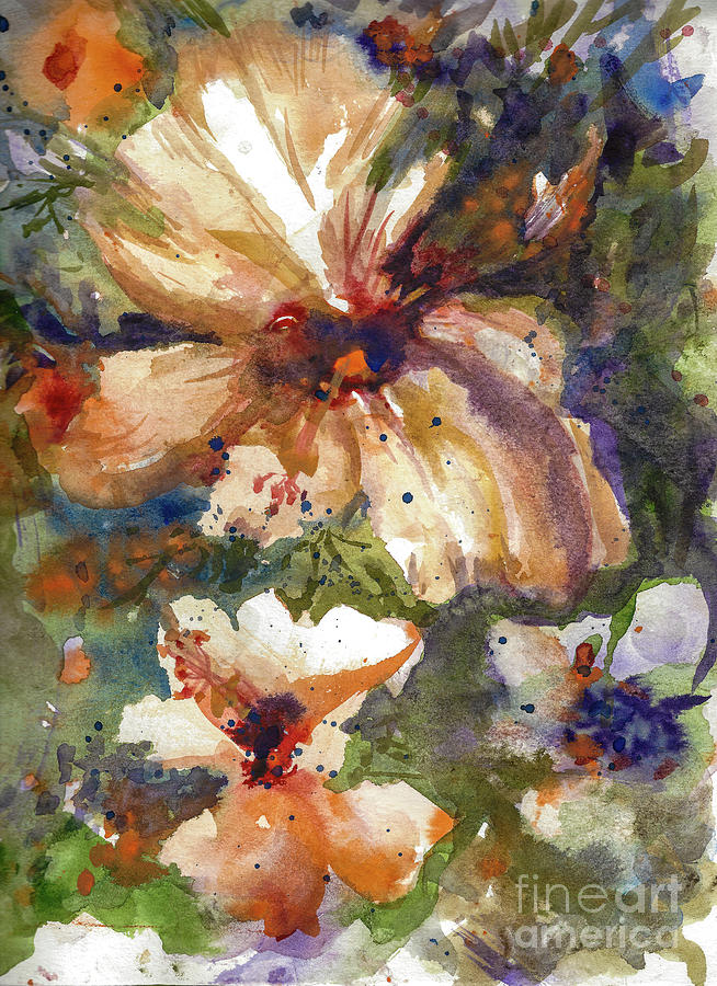 Flower Study 10 Painting by Francelle Theriot