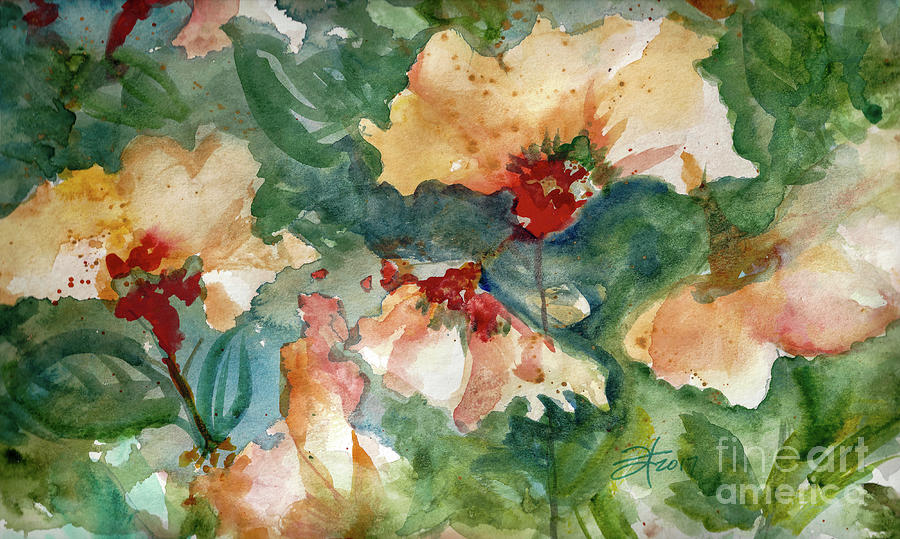 Flower Study 12 Painting by Francelle Theriot