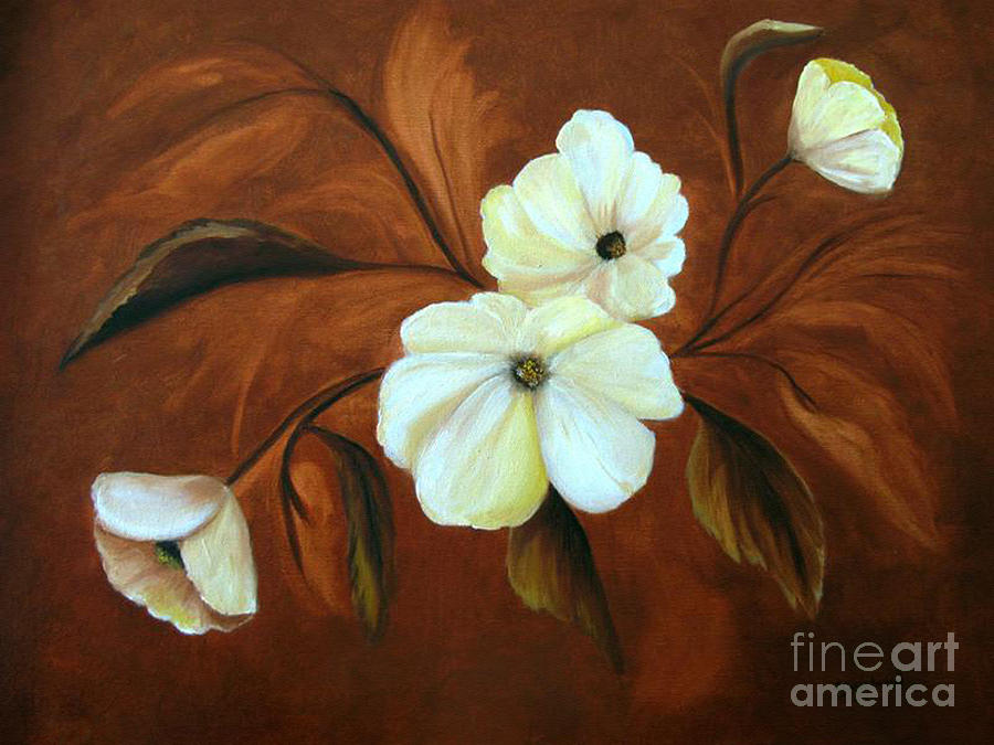 Flower Study Painting by Carol Sweetwood