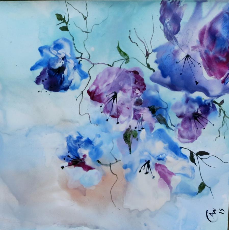 Flower Study ll Painting by Angelina Whittaker Cook