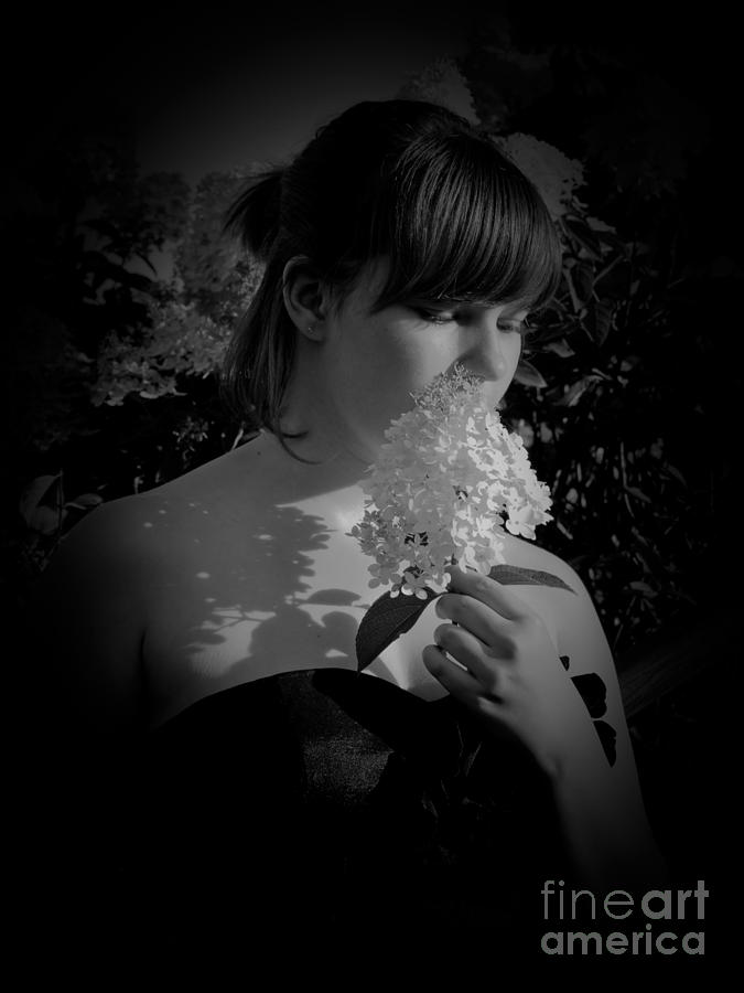 Black And White Photograph - Flower by Tara Lynn