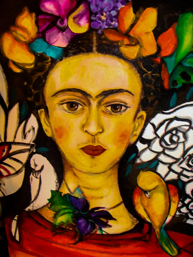 Flower Woman Painting by Sylwia Gromacka - Fine Art America