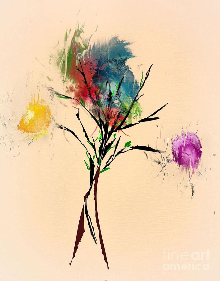 Flowerchild Digital Art by John Krakora