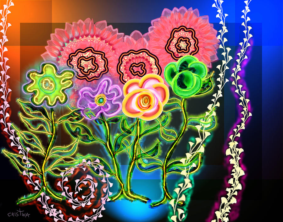 Fineartamerica Digital Art - Flowering by Cristina Edelman
