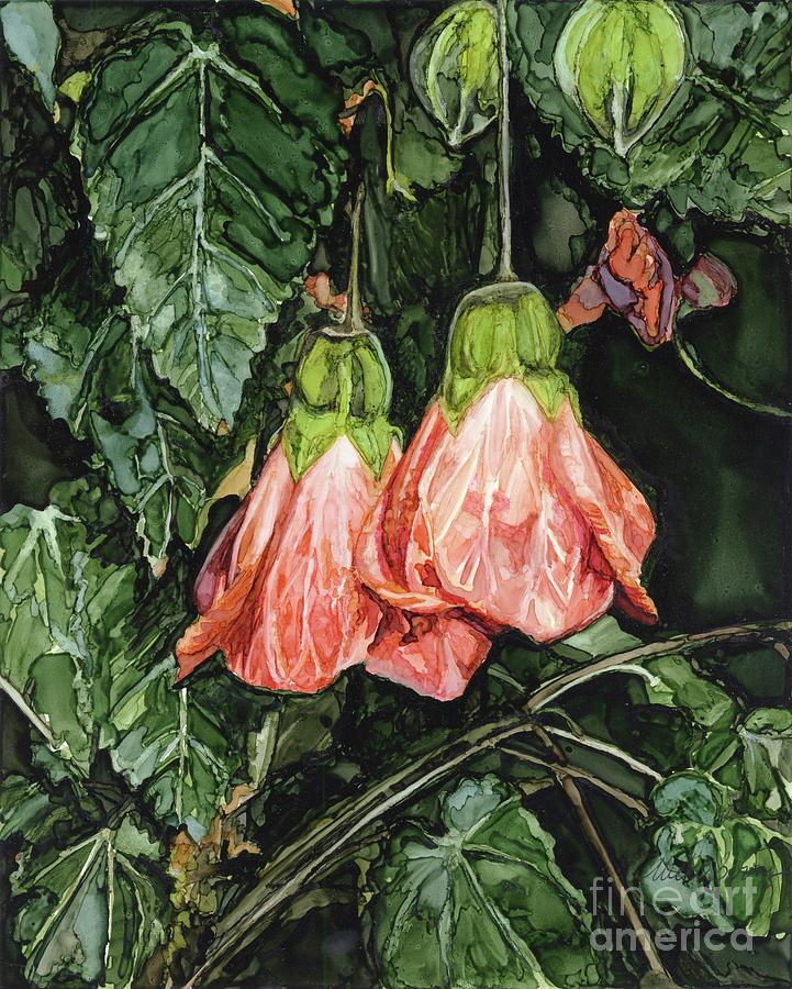 Flowering Maple II Painting by Vicki Baun Barry