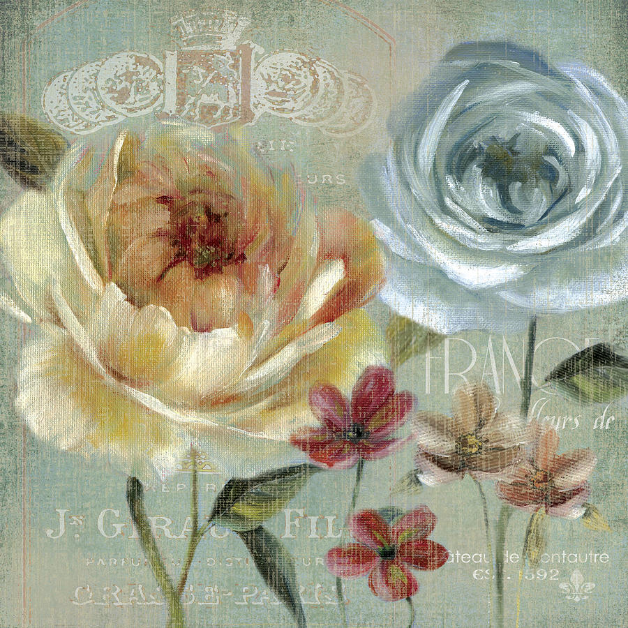 Flowering Romance 2 Painting by Carol Robinson