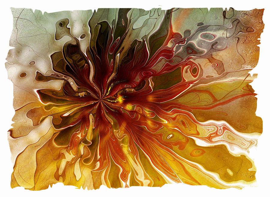 Flowers 002 Digital Art by Amanda Moore