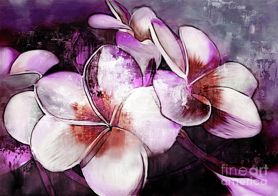 Flowers-018 Painting by Gull G