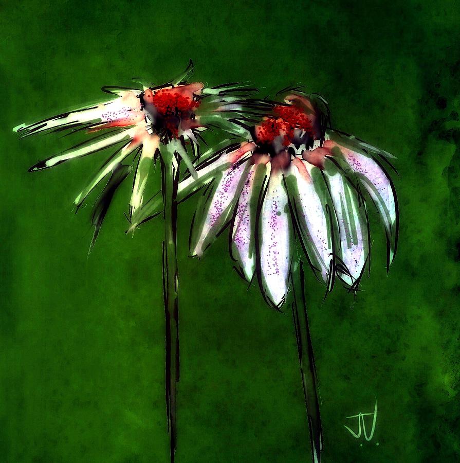 Flowers - 14April2017 Digital Art by Jim Vance