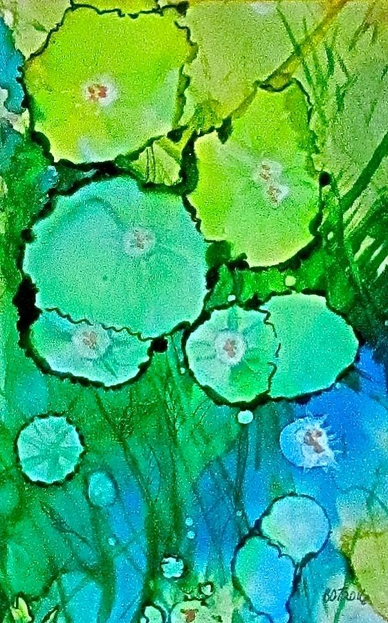 Flowers 2 Painting by Barbara OToole