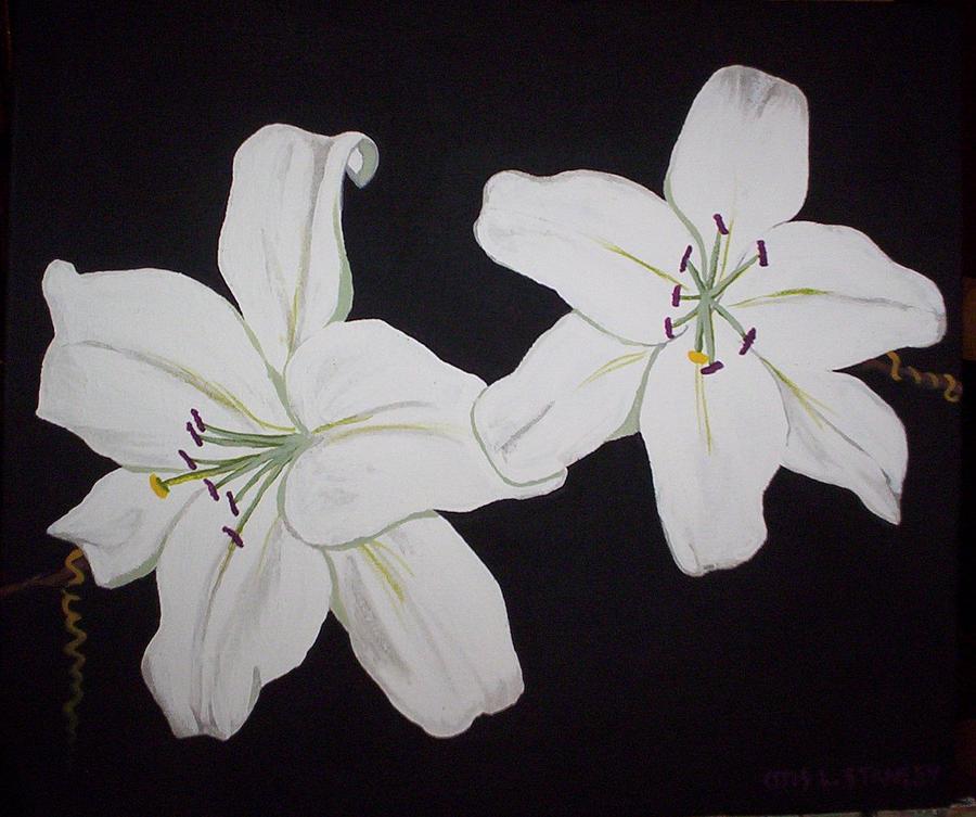 Flower Painting - Flowers 3 by Otis L Stanley