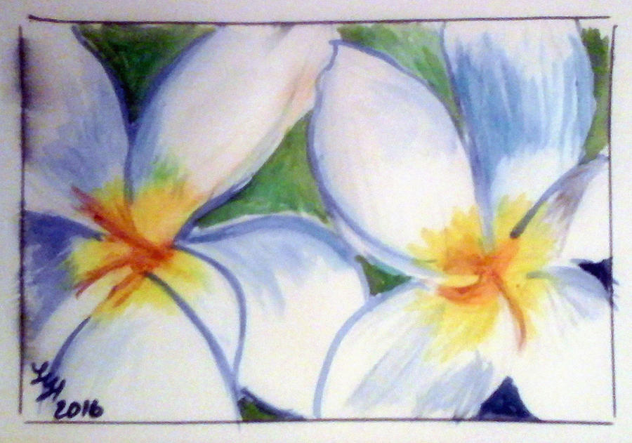 Flowers 3452 Painting by Loretta Nash