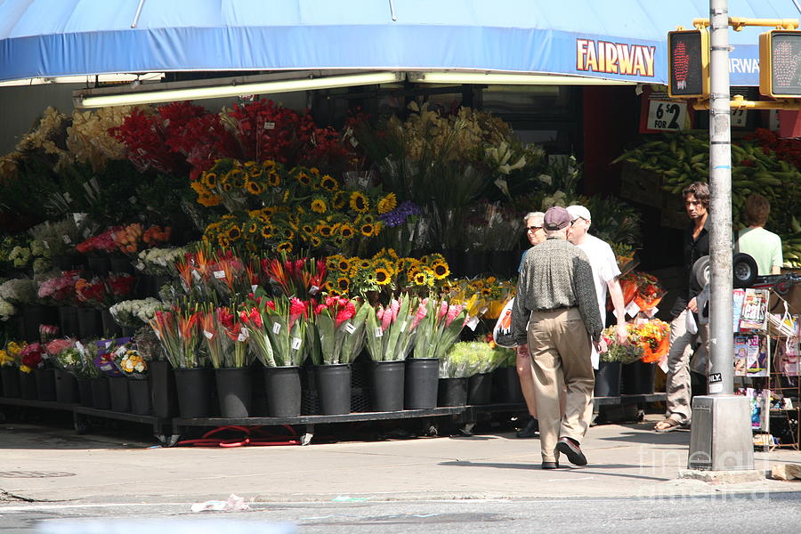 Flowers 4 Sale NYC Corner Market  Photograph by Chuck Kuhn