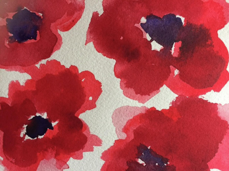 Poppy Happiness Painting by Bonny Butler