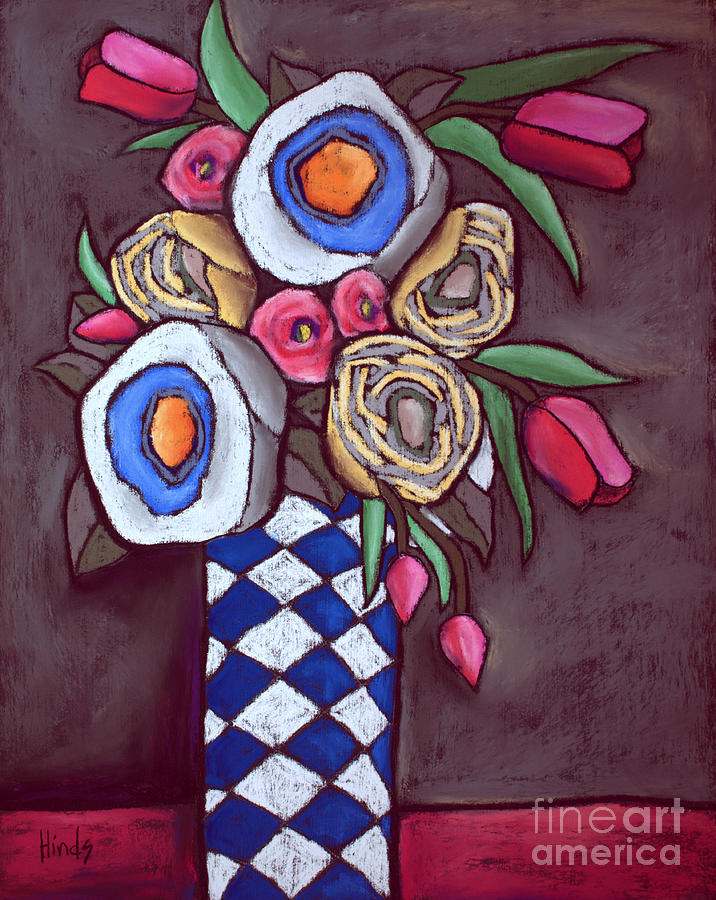 Flowers - 5 Painting by David Hinds