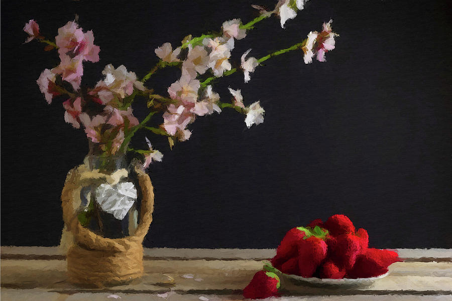 Flowers and Berries Photograph by David Dehner