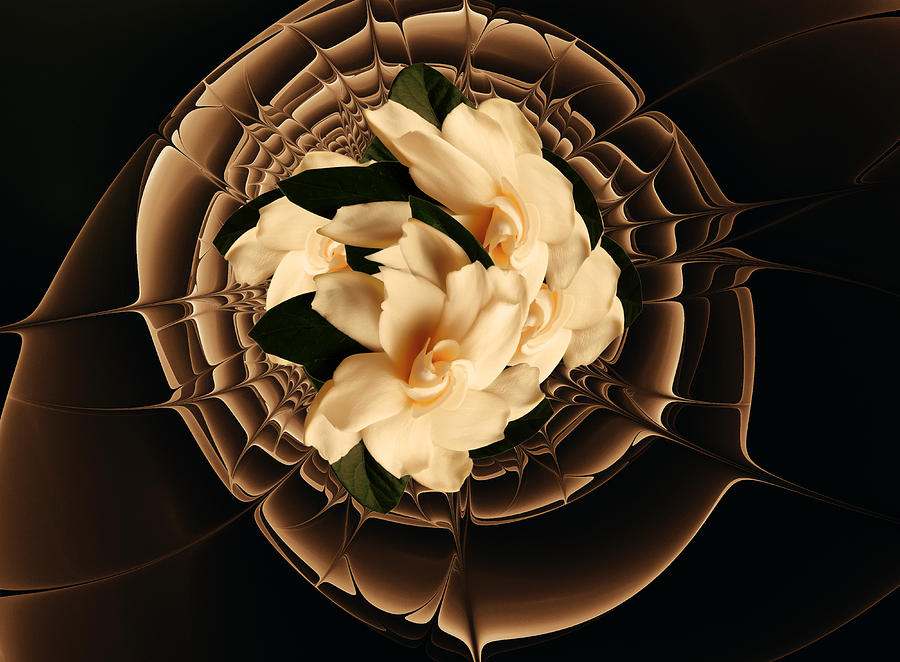 Flower Mixed Media - Flowers and Chocolate by Georgiana Romanovna