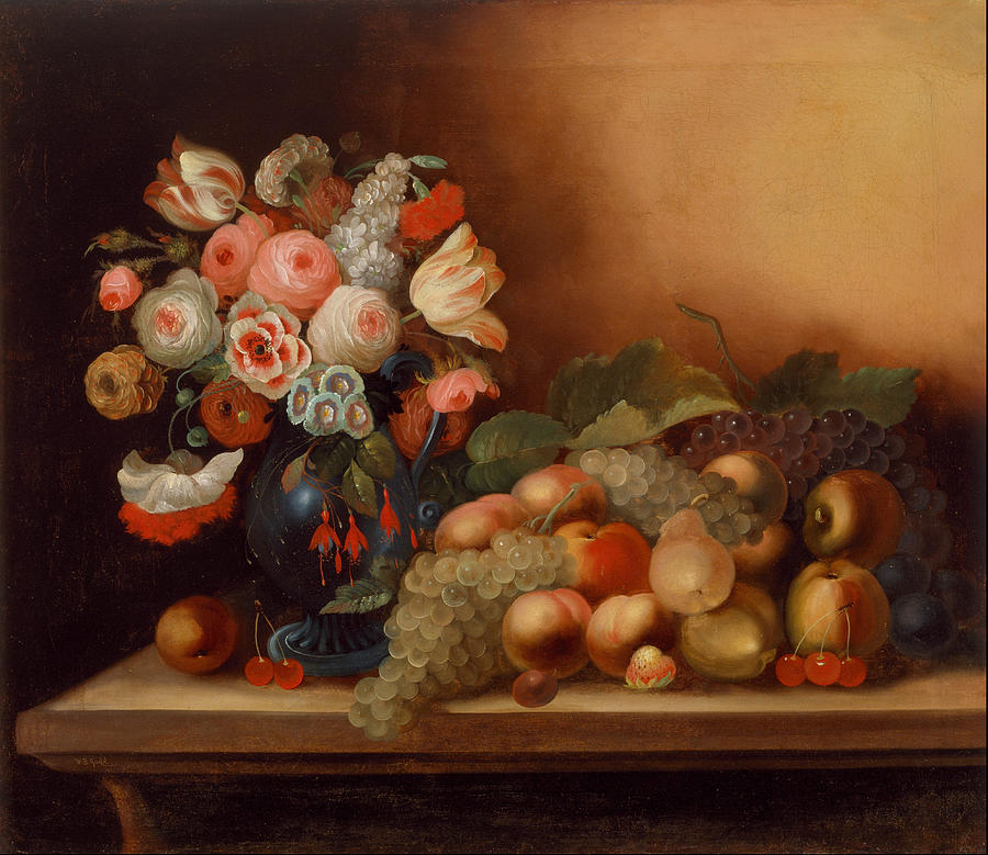 Flowers And Fruit Painting by William Buelow Gould - Fine Art America